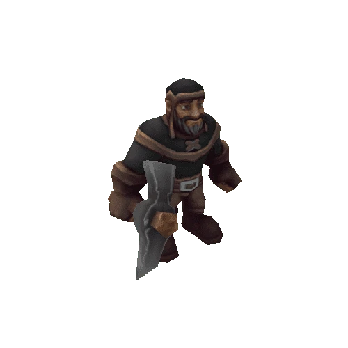 RTS_Worker Pickaxe_Black